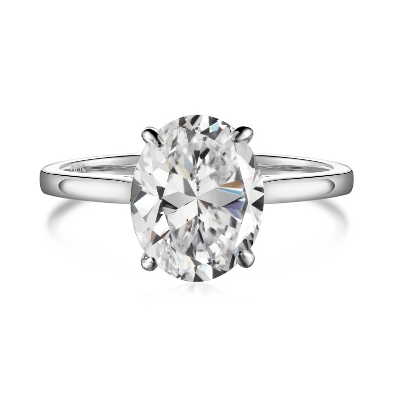 The Oval Elegance Solitaire Engagement Ring