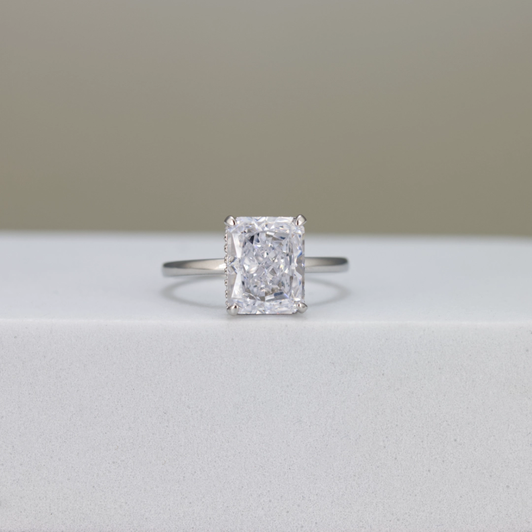 Radiant-Cut Engagement Ring