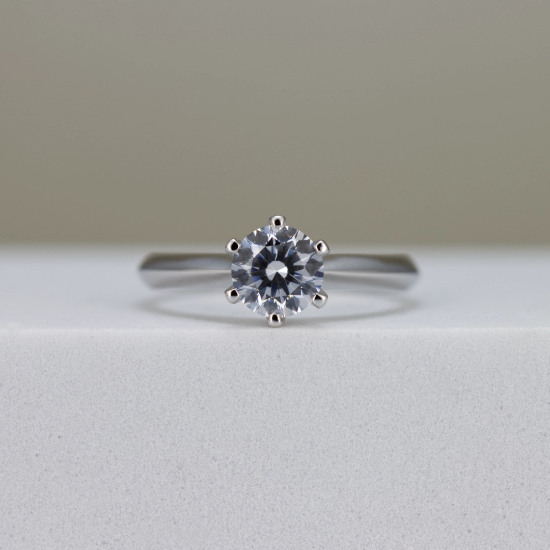 Round-Cut Classic Engagement Ring